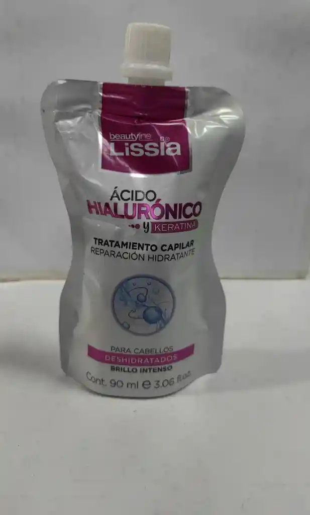 Tratamiento Capilar Lissia Ácido Hialurónico Y Keratina 90ml