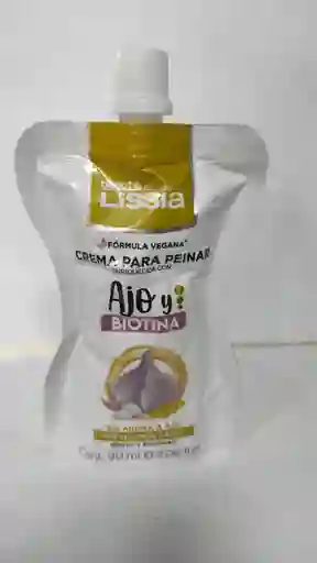 Crema Para Peinar Lissia Ajo Y Biotina 90ml