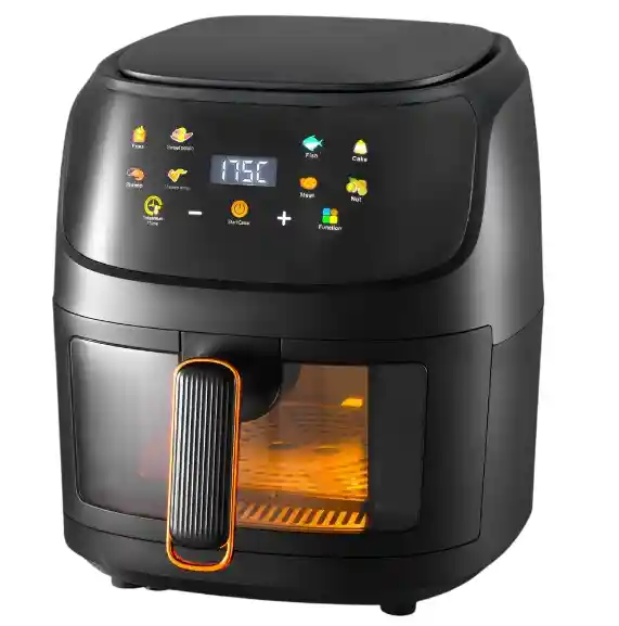 Freidora De Aire Silver Crest 6l: Ideal Para Familias Y Grandes Porciones