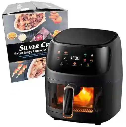Freidora De Aire Silver Crest 6l: Ideal Para Familias Y Grandes Porciones