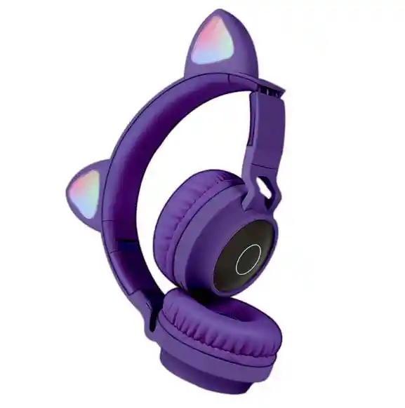Diadema De Gato Cxt-b39 / Ej-1 Morado