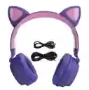Diadema De Gato Cxt-b39 / Ej-1 Morado