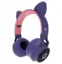 Diadema De Gato Cxt-b39 / Ej-1 Morado