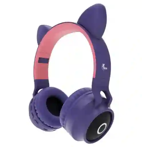 Diadema De Gato Cxt-b39 / Ej-1 Morado