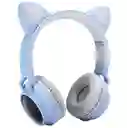 Diadema Bluetooth Gato Cxt-b39 Celeste