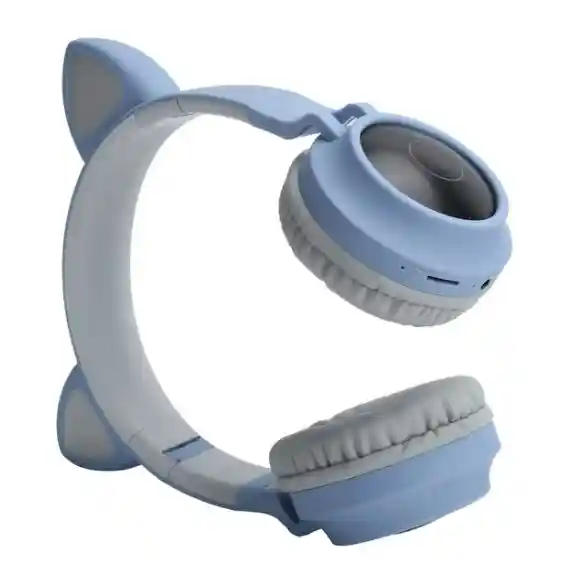 Diadema Bluetooth Gato Cxt-b39 Celeste