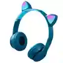 Diadema Bluetooth Gato Cxt-b39 Azul