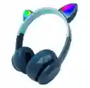 Diadema Bluetooth Gato Cxt-b39 Azul