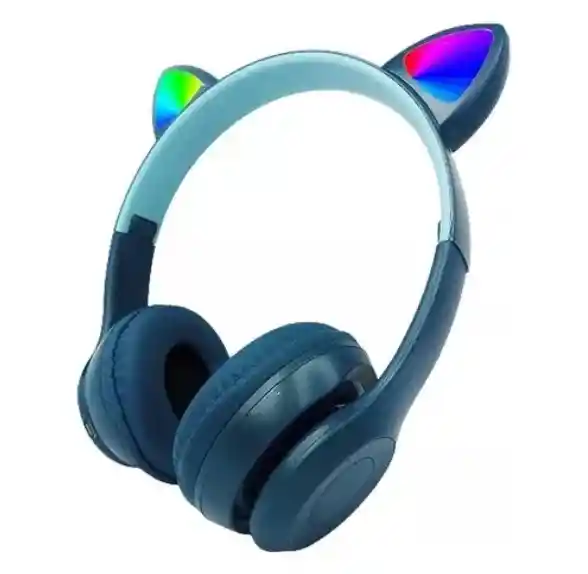 Diadema Bluetooth Gato Cxt-b39 Azul