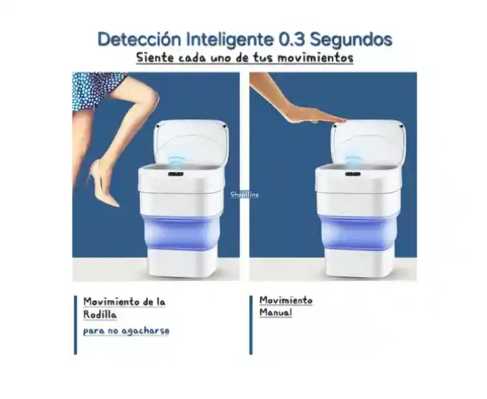 Papelera Inteligente Con Sensor De Movimiento