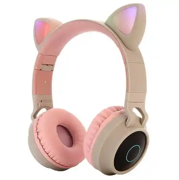 Diadema Bluetooth Gato Cxt-b39 Beige