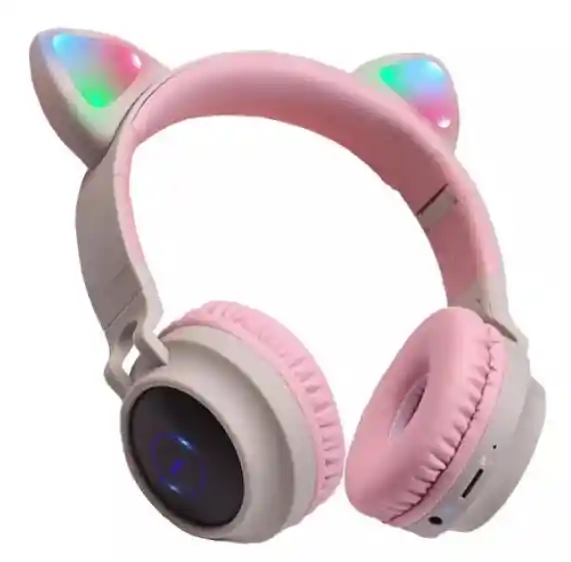 Diadema Bluetooth Gato Cxt-b39 Beige