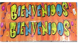 Feston De Bienvenidos Se Envia De Acuerdo A Disponibilidad En Tienda Fisica