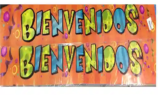 Feston De Bienvenidos Se Envia De Acuerdo A Disponibilidad En Tienda Fisica