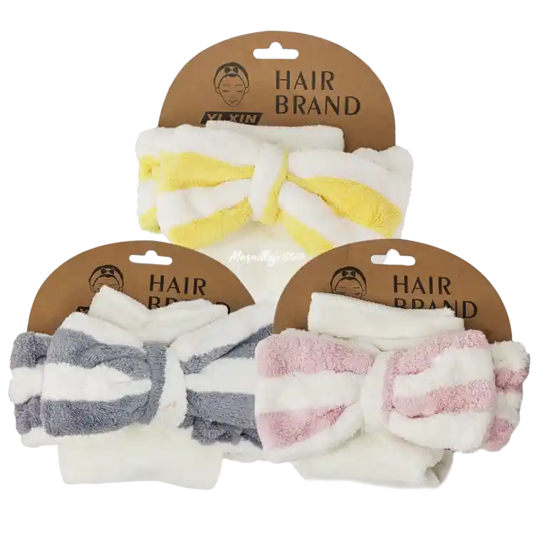 Balaca Para Cabello Moño + Toalla Dl35-13