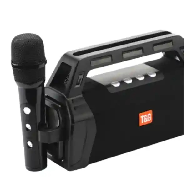 Parlante Negro Tg538k Con Sonido Potente Y Portátil