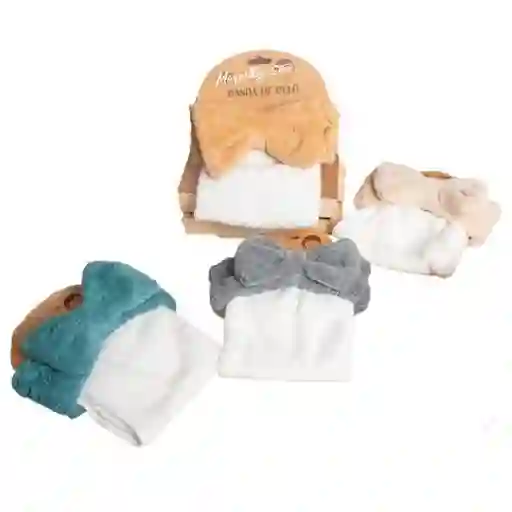 Balacas Para Cabello Moño + Toalla Dl35-22