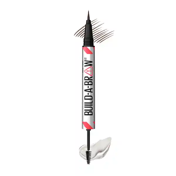 Delineador De Cejas Maybelline Build A Brow 2 En 1 Deep Brown