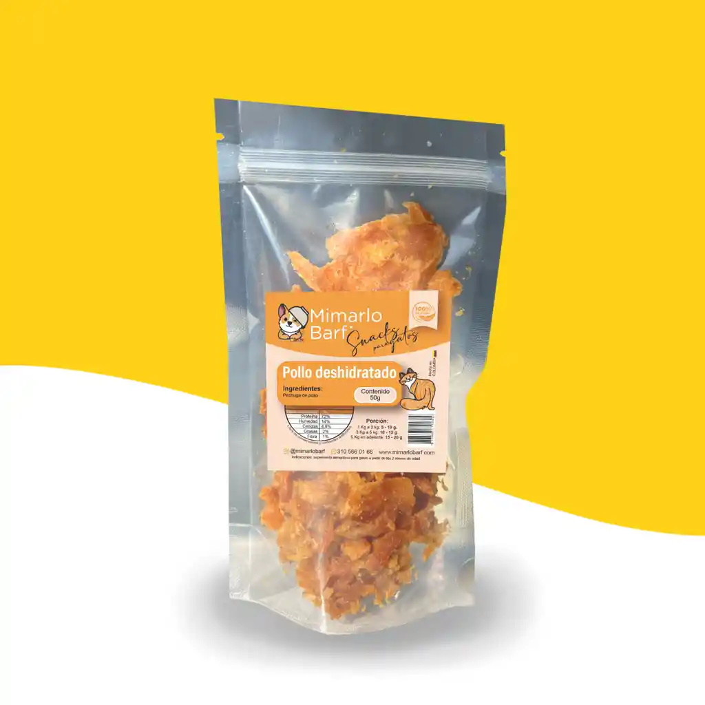 Snack De Pollo Deshidratado Para Gatos 🐱
