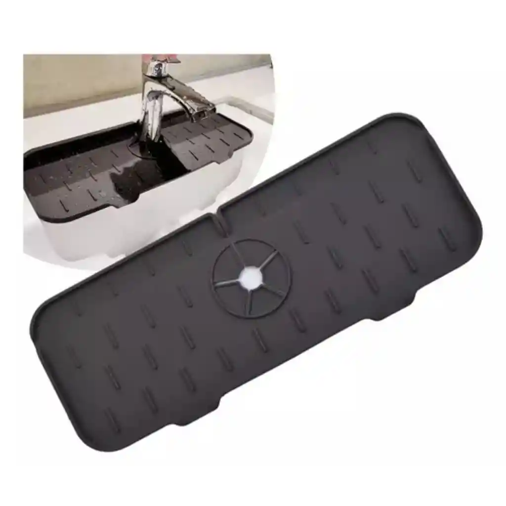 Protector Alfombra Grifo Anti Salpicaduras Cocina Lavamanos