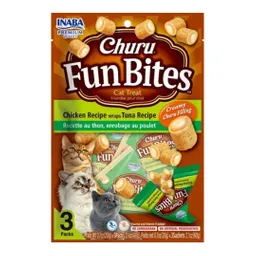 Churu Fun Bites Cat Treat Chicken Wraps Tuna