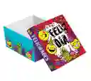Caja De Regalo Cumpleaños 21.5 X 18.5 X 10.5 Cm Diseños Surtidos Primavera