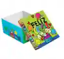 Caja De Regalo Cumpleaños 21.5 X 18.5 X 10.5 Cm Diseños Surtidos Primavera