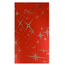 Papel Coreano Rojo Estampado Estrella X2unid