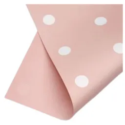 Papel Coreano Rosado Estampado Puntos X2unid