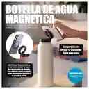 Termo Botella Agua Acero Inoxidable + Soporte Imán Celular Negro 720ml