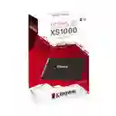 Disco Duro Externo Portable Kingston Usb 3.2 Gen 2 De 2 Tb Ssd (negro)