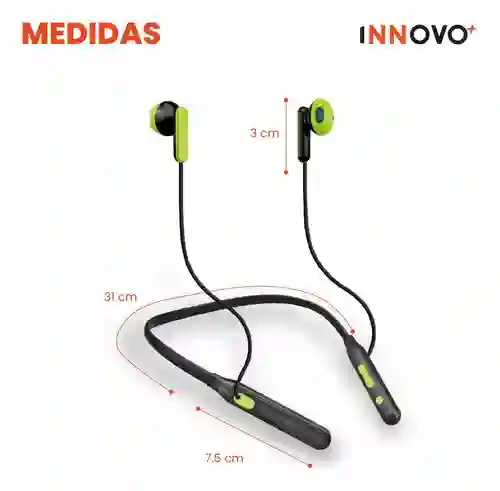 Audifono Bluetooth Deportivo Control Volumen Con Estuche Kin Hifi Sound Hifi Sport Kl 22