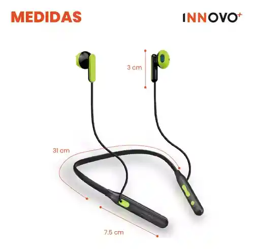 Audifono Bluetooth Deportivo Control Volumen Con Estuche Kin Hifi Sound Hifi Sport Kl 22