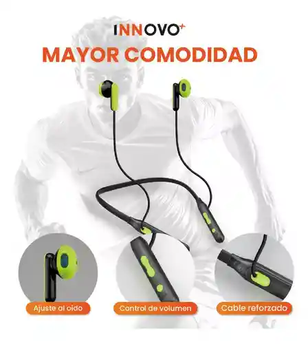 Audifono Bluetooth Deportivo Control Volumen Con Estuche Kin Hifi Sound Hifi Sport Kl 22