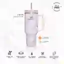 Vaso Termo Stanley Replica Mix Color 1.2 L Con Pitillo Rosa Gris Conserva Calor Frio