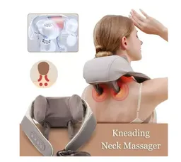 Masajeador Inalámbrico Calefactor Cervical 3en1