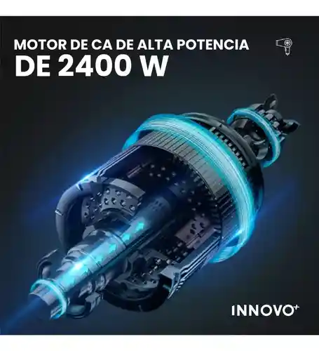 Secador Profesional V-452 Profesinal 3 Temperaturas Potencia 1500w Innovo