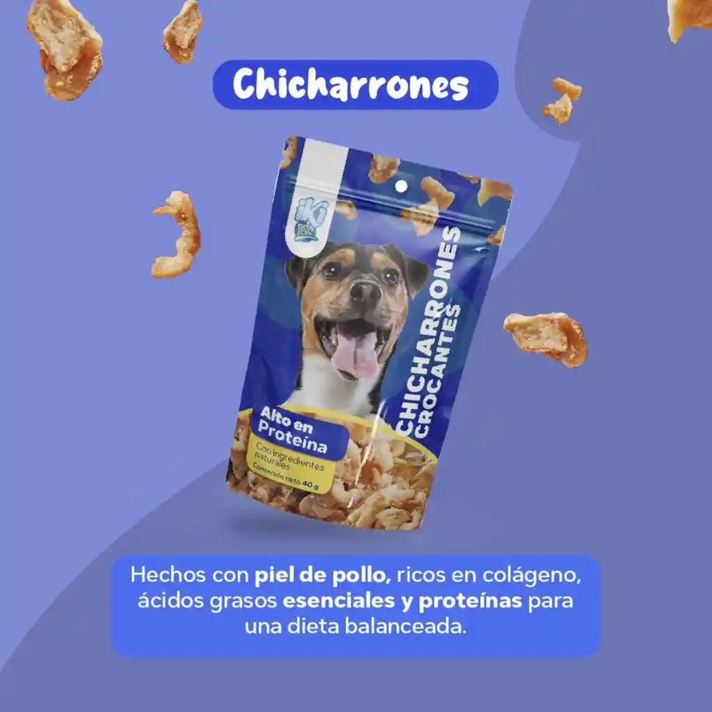 Snack Perros Chicharrones Crocante