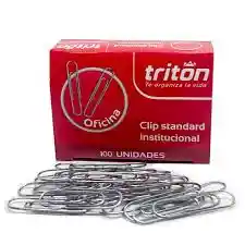 Clip Triton Standard Metálico Institucional X100 Und