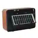 Radio Vintage Con Luz Led Entrada Usb Y Sonido Potente