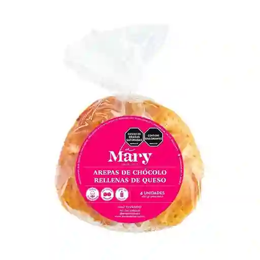 La Mary Arepa De Chocolo Rellena Queso Bolsa X 4 Unds