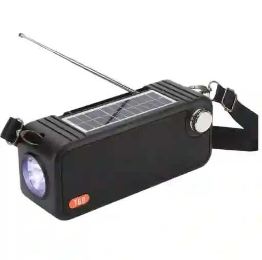 Parlante Solar Bluetooth Tg-637 Negro