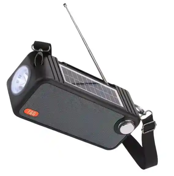 Parlante Solar Bluetooth Tg-637 Gris