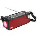 Parlante Solar Portátil Tg-637 Rojo