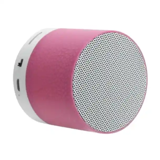 Mini Parlante Rosado Bluetooth D29: Sonido Compacto Y Potente