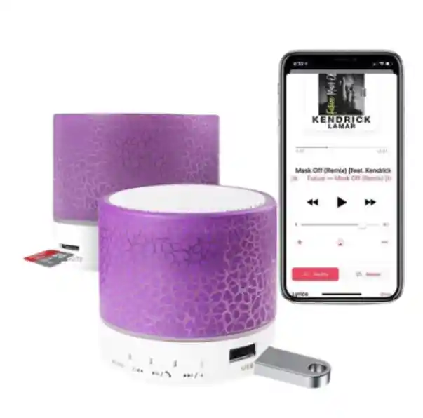 Mini Parlante Fucsia D29: Música Donde Quieras