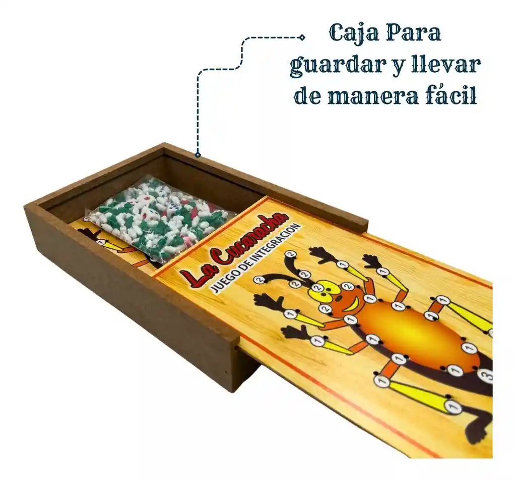 Juego De Mesa La Cucaracha Percepción Integración Familiar Dados