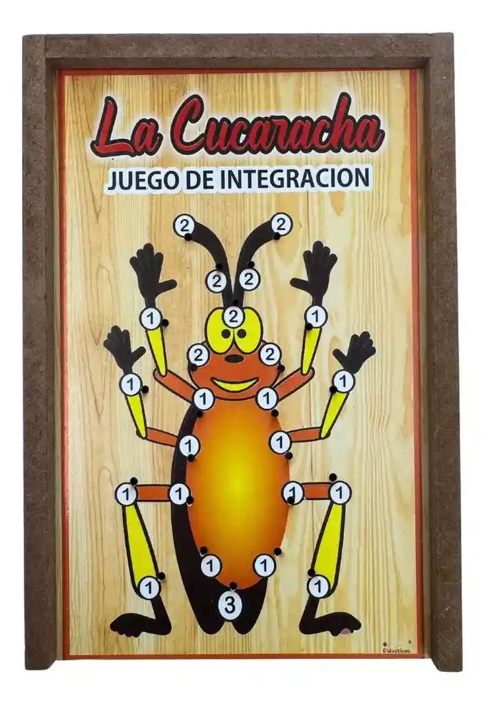 Juego De Mesa La Cucaracha Percepción Integración Familiar Dados