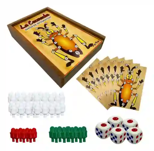 Juego De Mesa La Cucaracha Percepción Integración Familiar Dados