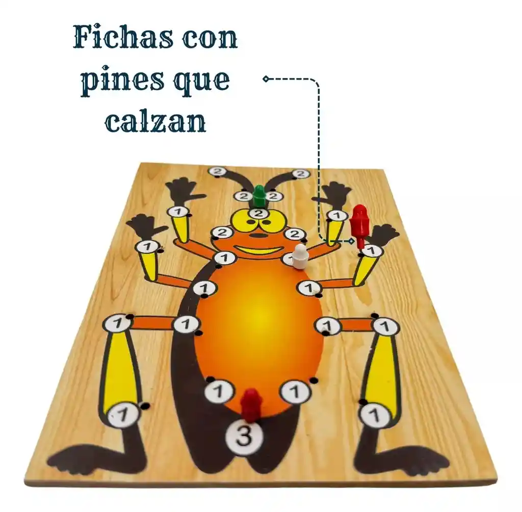 Juego De Mesa La Cucaracha Percepción Integración Familiar Dados
